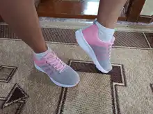 Zapatos informales para mujer, zapatillas planas con cordones y malla transpirable, vulcanizados, color blanco, 2019