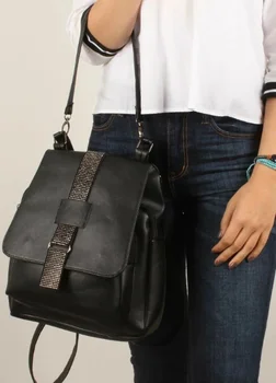 

Black women's backhand and arm bag 2020 first-class quality for a woman for all seasons black gray white artificial leather