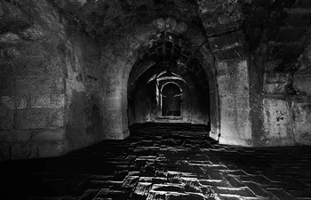 

Dungeon Castle xàtiva's. Cuadro printout on canvas mounted tenter.