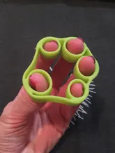 Pinza de mano de silicona expansor de dedo, ejercitador de fuerza de muñeca, bandas de resistencia del deportista para Fitness