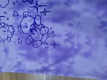 Algodón camiseta con oso Streetwear Verano de gran tamaño, camiseta de las mujeres Harajuku Tops de manga corta Tee Hip Hop teñido camiseta divertida