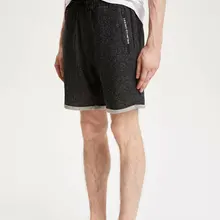 DeFacto мужские летние повседневные джинсовые шорты, мужские шорты со шнуровкой, синие, черные, короткие мужские шорты со средней талией, Shorts-K7161AZ19SM