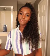 Extensiones con ondas al agua para mujeres negras, extensiones de pelo ondulado brasileño de 1, 3 y 4 ondas al agua, 30 pulgadas, extensiones de cabello humano