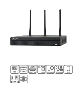 

DVR 4ch CCTV for wifi cameras 80Mbps H264 HDMI 1HDD DUAL BAND DAHUA