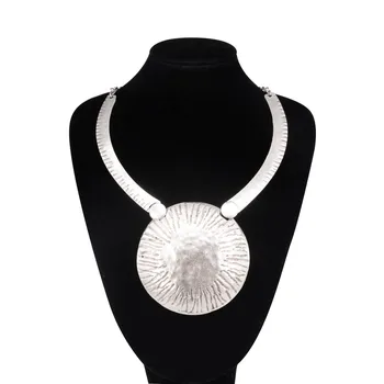 

Necklace jewelery disk (jewelery alloy, silver) 56425