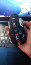 Wireless Gaming Mouse 2400 DPI Rechargeable Adjustable 7 Color Backlight Breathing Gamer