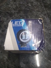 Luz LED redonda resistente al agua, barra de Ojos de Ángel, foco para motocicleta, todoterreno, coche, barco, luz de trabajo, 2 uds./1 Uds.