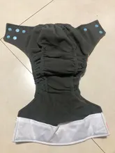 Pañal de bolsillo lavable para bebé, a prueba de agua, carbón de bambú, feliz flauta OS, pañal de tela para bebé, paquete de 1 Uds.