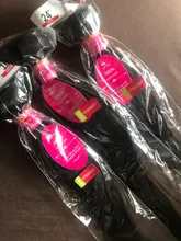 Extensiones de cabello humano liso brasileño, 1/3/4 Uds., extensiones de cabello Natural/negro azabache, extensiones de cabello humano Younsolo