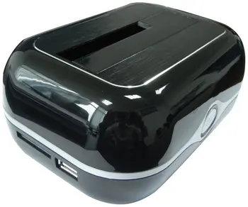 

DOCKING STATION ALUMINUM/RUBBER 3,5-2,5 SATA HD 1,5TB READER CARD + 1 USB HUB