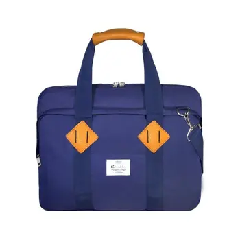 

E-VITTA MESSENGER DARK BLUE laptop case 14 '-16'/35.56-40.64CM-finish faux Leather-outer pocket-ADPTA
