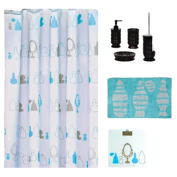 

Batch so bathroom accessories in ceramica MSV collection Parfum