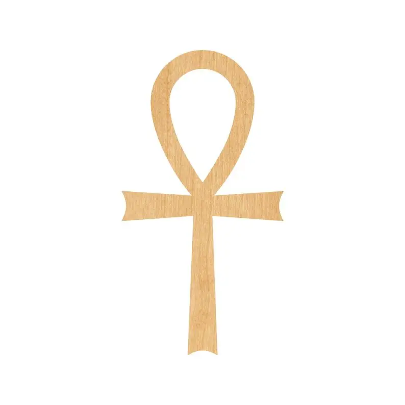 Ankh лазерная резка деревянная форма ремесло поставка-Незавершенный