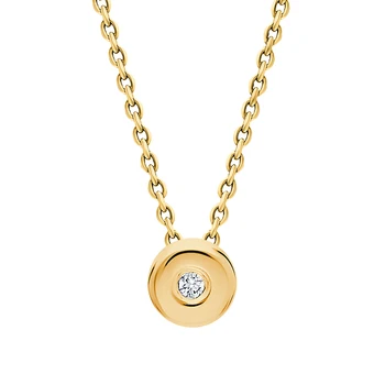 

Silver Pendant with diamonds sunlight