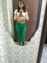 Pantalones de lápiz elásticos de Otoño de color caramelo de cintura media con cremallera ajuste delgado de Jean femenino 2018 de moda Pantalones largos