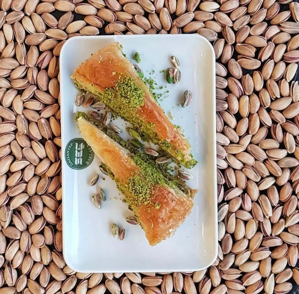 Sec Turkish Pistachio Antep Baklava Sweet Origin Handmade Gluten Free Nusr Et Style 1 Kg Aliexpress