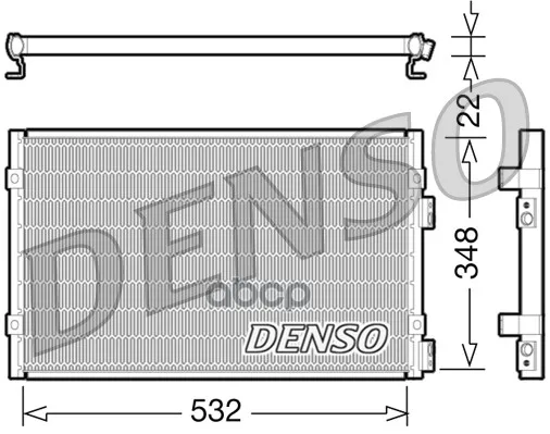 Конденсатор Кондиционера Denso арт. DCN06002