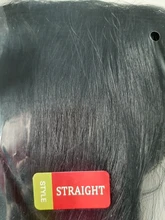 Pelo recto mechones con cierre brasileño extensiones de pelo ondulado mechones con cierre Jet Back extensiones de cabello humano mechones con cierre cabello Remy