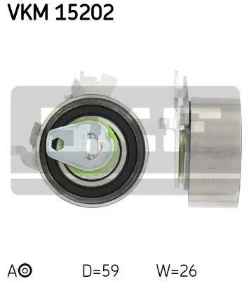 Ролик натяжной ремня ГРМ Opel Astra/Vectra/Omega 1.8-1.7D 89 SKF