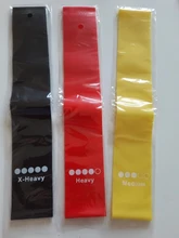 Bandas de goma de resistencia para Yoga, bandas elásticas para Fitness, entrenamiento, Fitness, Pilates, Crossfit, equipo de entrenamiento, 0,3mm-1,1mm