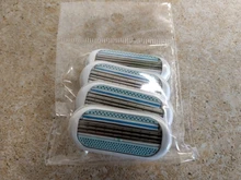Cabezales de afeitado de 3 cuchillas, máquina de afeitar para el cuidado de la piel, recortador de pelo corporal reemplazable, accesorios de depilación, 4 unids/lote