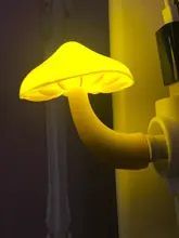 Lights-Lamp Wall-Socket Mushroom Us-Plug Led-Night-Light Home-Decoration for EU