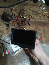 5 o 4,3 pulgadas Monitor de coche TFT LCD o 5 AHD Digital de Pantalla 16:9 2 de entrada de vídeo o con cámara de visión trasera inversa para el estacionamiento