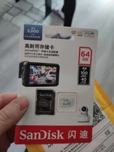 Microsd-Card High-Endurance Sandisk Video-Speed U3 256GB 32GB 64GB 128GB V30 Up-To-100m/S