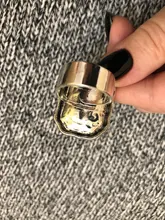 Anslow-anillos de compromiso de boda para mujer, accesorio Vintage de Cristal grande, tamaño ajustable, regalo para el día de la madre, joyería, LOW0051AR