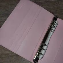 Carpeta de archivos recargable para Notebook, funda para Bloc de notas, carpeta de cuero, suministros de oficina, novedad