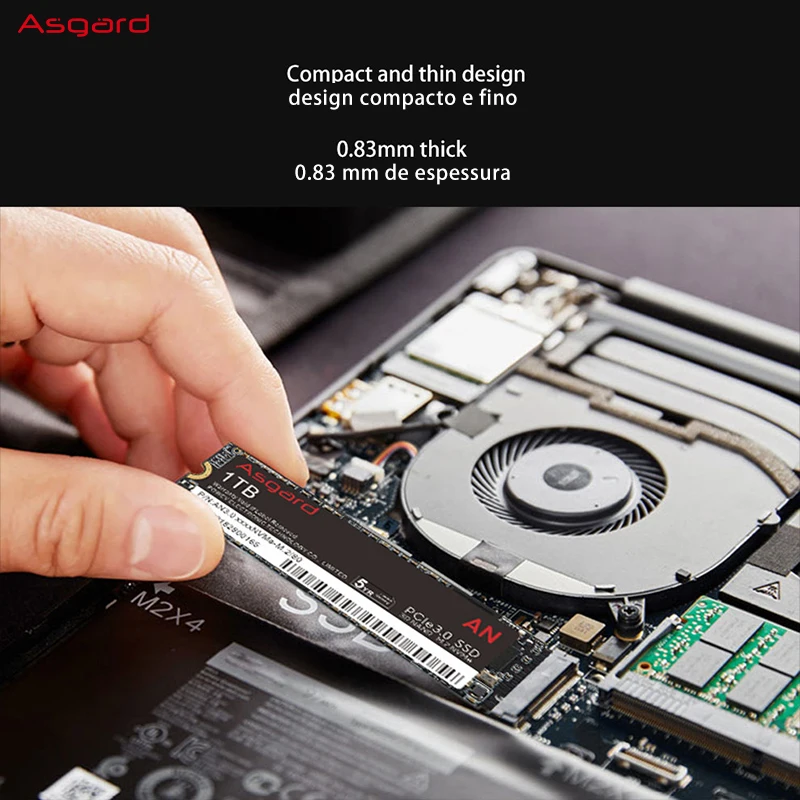 Asgard NVME ָ Ʈ ̺ ϵ ũ, Ʈ ũž 2280  ϵ ũ, AN3.0 M.2 NVMe 512GB 1T PCIe3.0 X4 SSD, m2