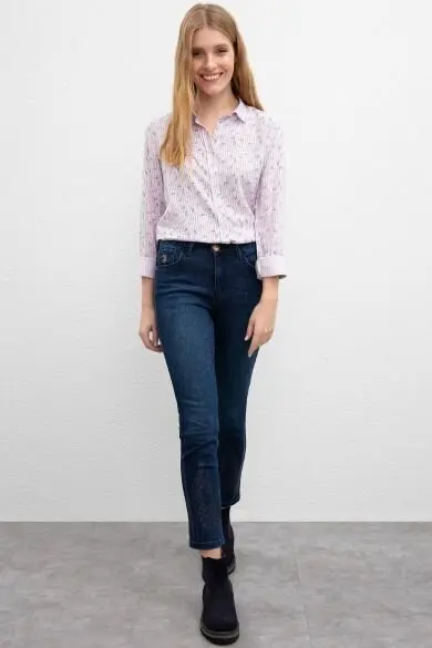 U.S. POLO ASSN. Синие узкие джинсовые брюки