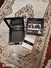 Sevich-Polvo de sombra para el pelo, 5 colores, 12g, resistente al agua, Control de bordes, cubre raíces, corrector de pelo marrón oscuro con farol