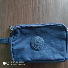 Bolso de mano con 3 cremalleras para mujer, Cartera de marca de carteras, monedero para llaves y tarjetas, monedero corto de lona para mujer y Niña
