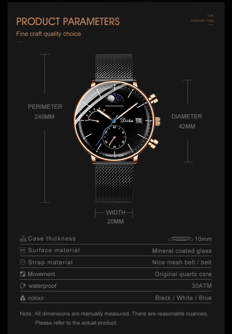 Новые модные мужские часы от ведущего бренда, Роскошные военные кварцевые часы с большим циферблатом, кожаные водонепроницаемые спортивные мужские часы с хронографом