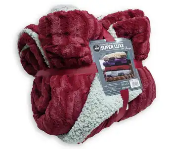 

ADP Home - Manta Edredón Piel Super Luxe Acolchado con Borreguito (240x220 CM)