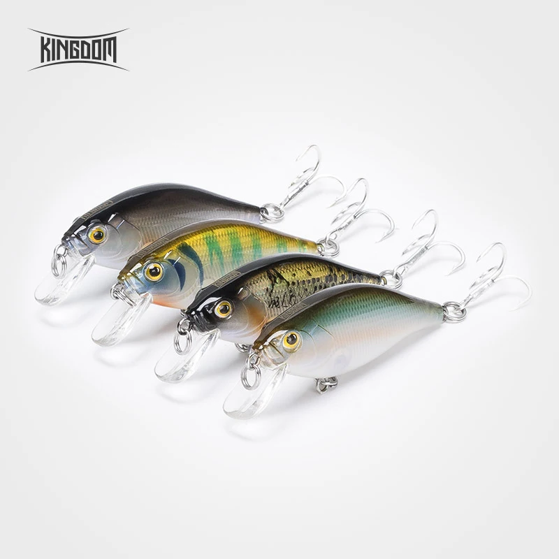 All Color Kingdom Fishing жесткие приманки тонущие гольян воблеры Джеркбейт кренкбейт 55 мм 6,5 г пластиковые приманки Четыре цвета модель 7501 - Цвет: All Color