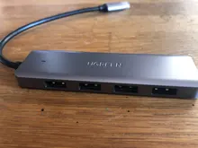 UGREEN-concentrador de red USB C, adaptador HDMI 10 en 1, USB C a USB 3,0, Dock para MacBook Pro, accesorios, USB-C tipo C 3,1, divisor