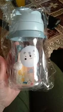 Taza De alimentación De bebé De 350ml con pajita para niños, nueva Taza De entrenamiento con pajita para aprender a beber
