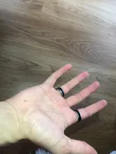 Anillo de fibra de carbono de acero inoxidable para hombre y mujer, accesorios de joyería para parejas, Color negro y plateado