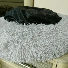 Dog-Bed Large Kennel-Sleeping-Bag Pets Cat Round Washable Plush Soft Little-Medium Long