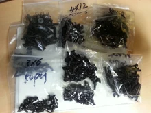 50pcs M2 M2.5 M3 M4 M5 mm flat head Oval  Hex Socket Head Cap Screw black