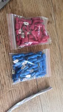 6,3mm azul mujer/hombre Spade eléctrico aislado conectores de virola