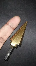Step-Drill-Bit-Set Hole-Cutter Core Titanium-Coated Wood 4-12mm Metal HSS Straight Groove