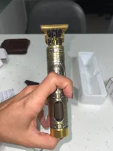 Cortadora de pelo recargable por USB para hombre, afeitadora inalámbrica para peluquero, afeitadora de barba