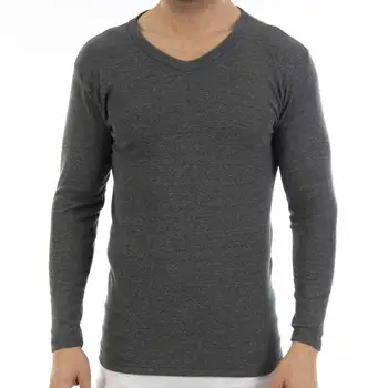 

Pack 6 undershirt Lycra man Lacotex, long sleeve and turtleneck rush. Model L421, collection Elastic.