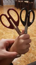 Papelería de gran calidad tijeras de acero Oficina estudiante artesanía tijeras para cortar papel