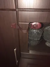 Protector de seguridad para bebés, cierre de plástico, protección de bloqueo de puertas y cajones, 8 unids/lote