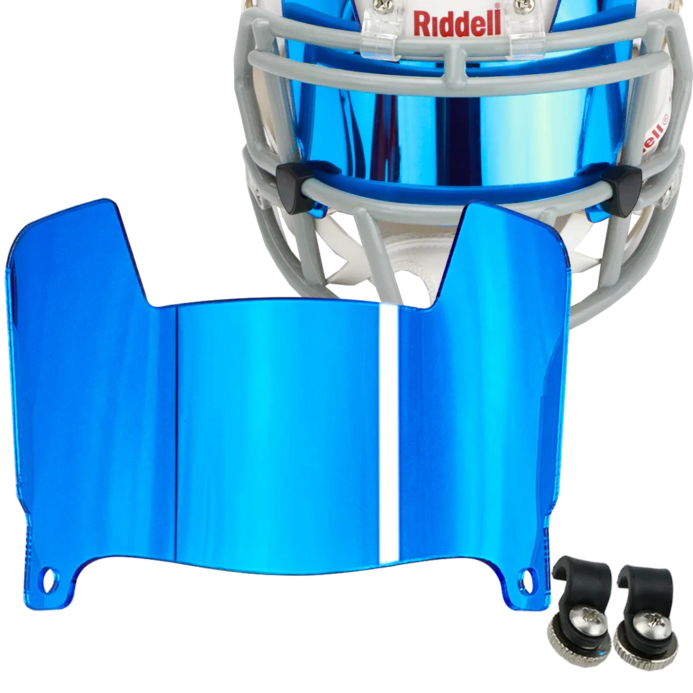 Football Visor Display Mini Size With Clip Unable to wear Mini Helmet Visor Insert for Collectors and Builders