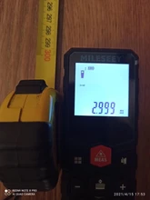 Measuring-Tape Rangefinder Roulette Laser-Distance-Meter Metro Trena Mileseey Electronic
